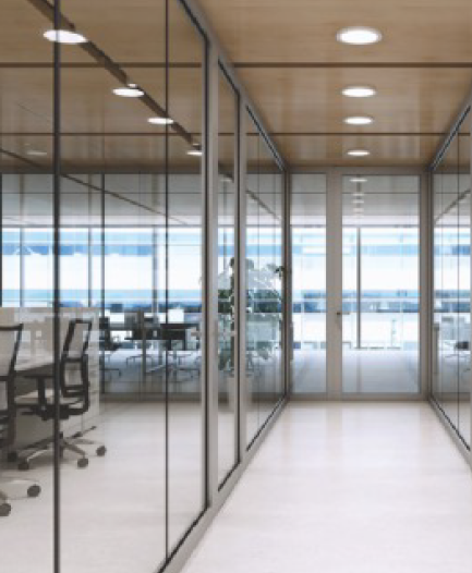 FIRELITE(NT) in office partition and Doors