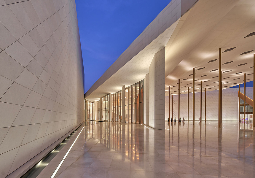 ecoTHERM™ on a façade - Oman Museum Across Ages, Muscat (Oman)