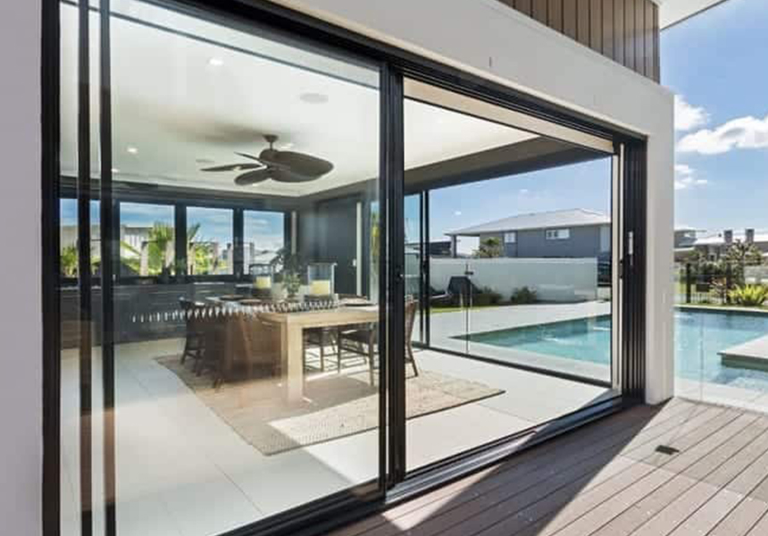 ecoTHERM™ for sliding doors in a Villa