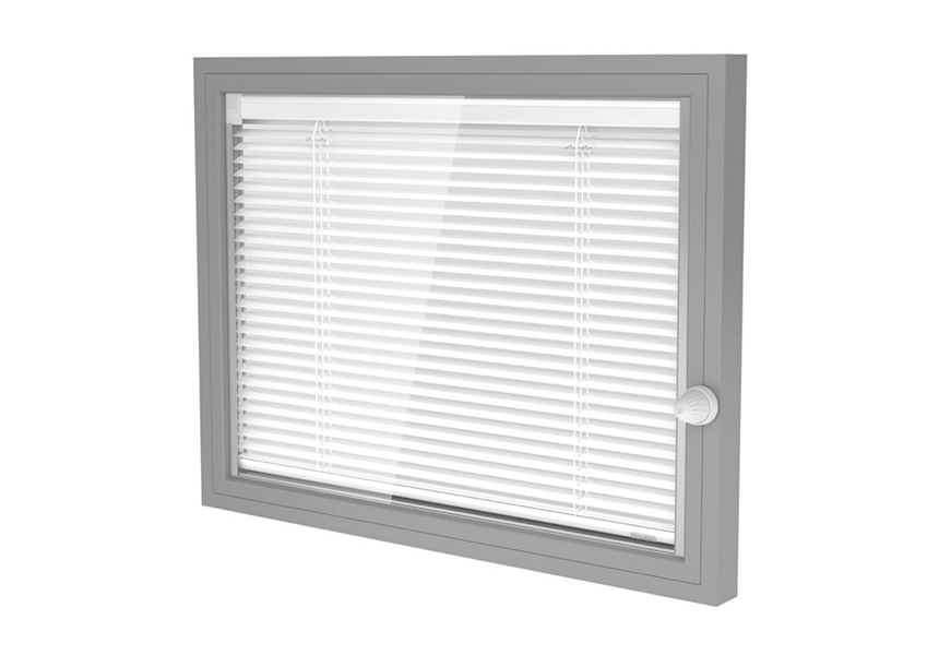 CONTROLVIEW™ P SYSTEM a patented magnetic system with manual operation for venetian blinds incorporated within 20 or 22mm insulated glass units