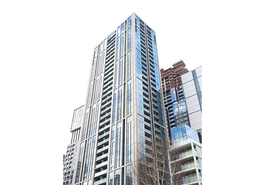 VIVIDVIEW® as Spandrel Glazing in a Luxury Residential Building - Harbour Central, London (United Kingdom)