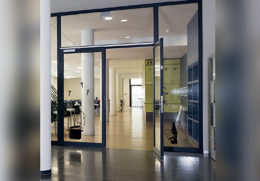 FireLite(E) in office partition and Doors