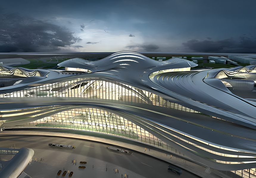 ecoLAM™ for skylight glazing in an airport - Abu Dhabi International Airport, Abudhabi (UAE)